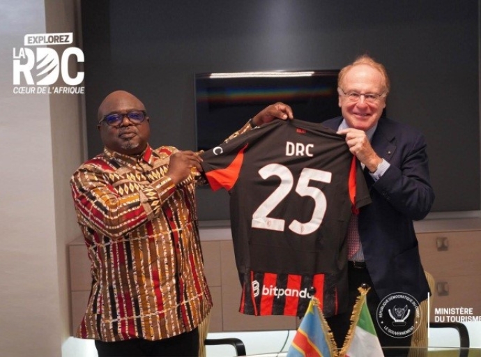 ‘’Visit DRC’’ : le Gouvernement signe un contrat avec l’AC Milan pour booster le tourisme et encadrer la jeunesse